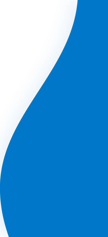 solid blue side bar
